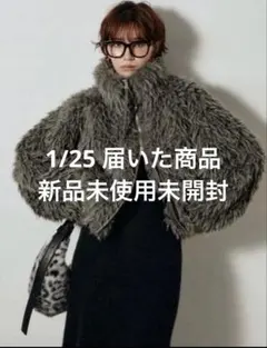 esica ファー　ミックスシープファースタンドブルゾン
