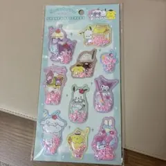 サンリオキャラクターズ　シェイカーステッカーズ　きらめきドリンク