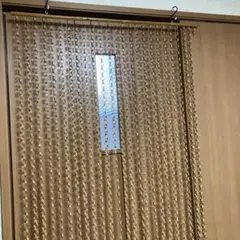 대나무 비드 커튼 85×180 라탄 렌스쳐