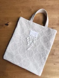 専用✤ハンドメイドお散歩トート⚘隠しマチあり⚮̈タンバリン柄 mina好きのお方に