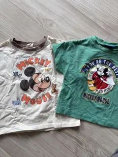 ミッキーマウス Tシャツ 2枚セット　90㎝