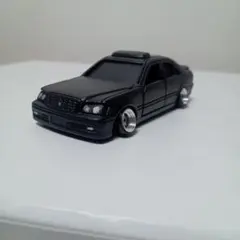最終値下　トミカ カスタム マットブラック クラウン　アスリート　車高短　深リムのサムネイル