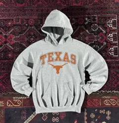 USA古着 カレッジロゴ プルオーバー パーカー グレー M