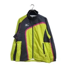 MIZUNO ナイロンジャケット S イエロー 部活 ウインドブレーカー 切替
