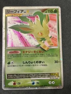 リーフィア Lv.X 1ED ☆ 拡張パック 夜明けの疾走 DP4 美品 リーフィア Lv.X 1ED 【美品】☆ 拡張パック 夜明けの疾走 DP4 - メルカリ