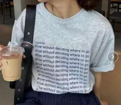 チャオパニックティピー　ユニセックス　メッセージプリントTEE