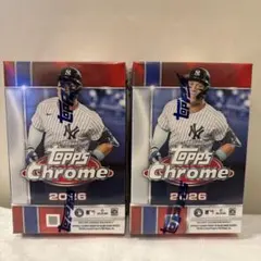 2026 Topps Chrome Baseball MLB 未開封 BOX×2