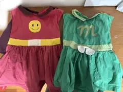 アンパンマン 風　コスチューム　メロンパンナ　セット　衣装　90 100 110