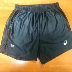 部活生を持つ親御さん応援！JTTA asics 黒 卓球 プラクティスパンツ