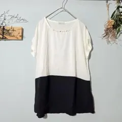 earth music&ecology 半袖【F】トップス カットソー ビジュー