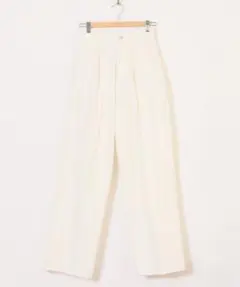 HOLIDAY COLOR TUCK PANTS カラータックパンツ ホワイトのサムネイル