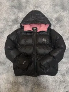 스터시 다운 재킷 블랙