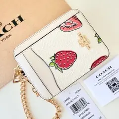 2025年最新】coach パスケース いちごの人気アイテム - メルカリ