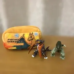 ポケットモンスター　ポーチとモンコレフィギアセット