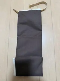 新品★CIARAヘアアイロン ケース ブラウン ナイロンポーチ ジッパー付き