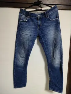 ZARA BASIC DEPT デニム クラッシュジーンズ ダメージジーンズ