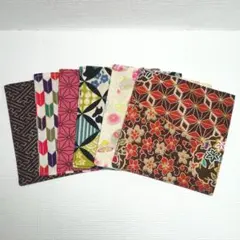 和柄(6種)⑭☆ハンドメイド☆コースター☆6枚セット