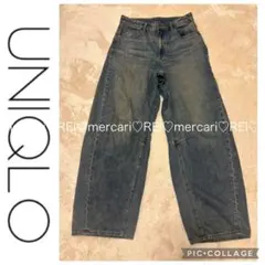 バレルレッグジーンズ デニム