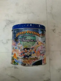 ディズニーシー　グランドオープン記念　チョコレートクランチ空缶