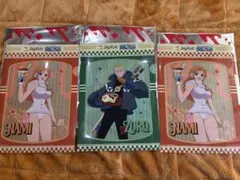 Joyfull NAMI ZORO クリアファイル 3枚セット