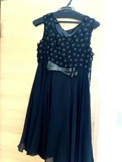 【新品タグ付き半額以下】花柄シフォンドレス　ワンピース#結婚式#2次会#お食事会