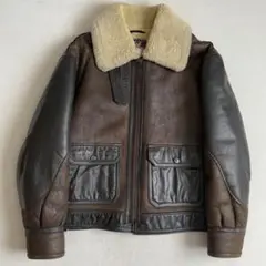 Schott 44 B-3 フライトジャケット シープスキン ブラウン Schott 44 B-3 フライトジャケット シープスキン ブラウン