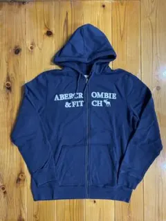 Abercrombie & Fitchパーカー◆アバクロ人気のネイビー！(L)