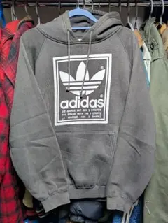 80S adidas パーカー カナダ製　墨黒