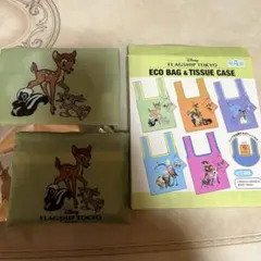 【ディズニーフラグシップ東京】エコバッグ&ティッシュケース/バンビ