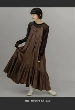 KBF ティアードキャミワンピース