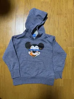 ディズニーリゾート　ミッキー　フード付きパーカー 120