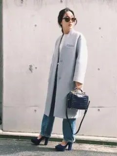 ルシェルブルー チェスターバルーンコート