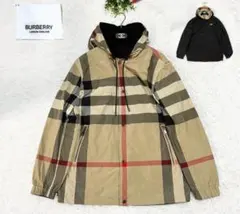 【美品】Burberry チェック柄ナイロンジャケット