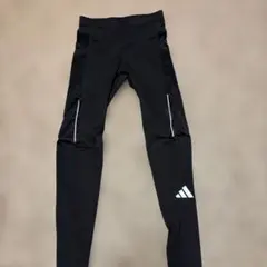 adidasロングタイツチャック付き