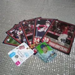 大谷翔平 ポストカードセット 5枚+キーホルダー