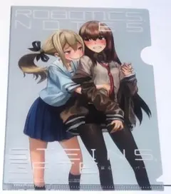 ロボテックノーツ&シュタインズゲート 神代フラウ＆牧瀬紅莉栖 A5クリアファイル