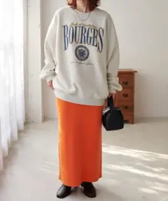 ナローニットスカート