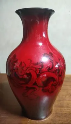 銀刻印　七宝　花瓶 笹　赤 銀刻印 七宝 花瓶 笹 赤 - メルカリ