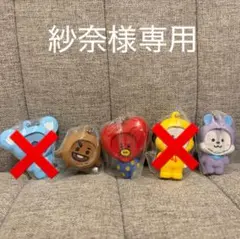 BT21 フォトフレームマスコット3個セット