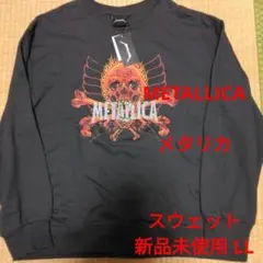 METALLICA メタリカ 新品 スウェット LL ダークグレー