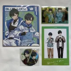 ブルーロック 潔世一 糸師凛 色紙 缶バッジ バルーン カード など