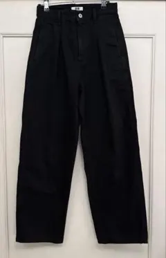 UNIQLO U ブラック ワイドパンツ