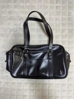 イーストボーイ　ダークブラウン　合成皮革 バッグ