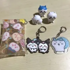ちいかわ セット売り クリアポーチ キーホルダー ラバーキーホルダー フィギュア