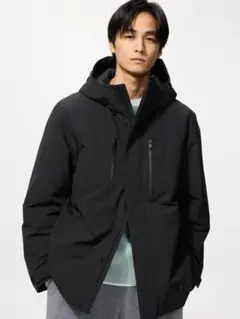 ハイブリッドダウンパーカーMサイズ ブラック 定価15000円