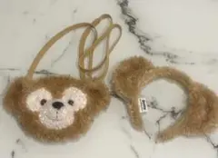 ディズニー ダッフィーカチューシャ　ポシェット　セット