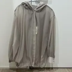 Te chichi グレー ジャケット フリーサイズ　シアー