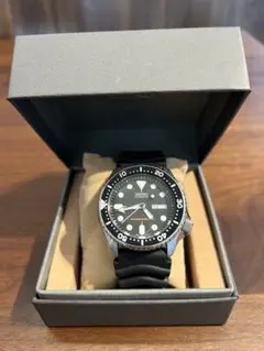 セイコー 自動巻き腕時計 黒　ダイバー　7S26-0020