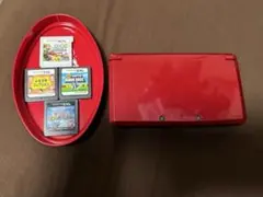 Nintendo 3DS 本体 ピンク ソフト4本付 マリオモンハン献立 - メルカリ