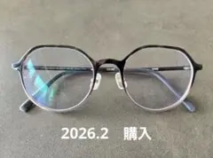 J!NSメガネ　中顔面短縮　コンシーラーカラー　エアリーパープル 保証書付き